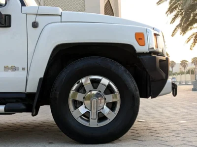 2006 Hummer H3 Adventure 5 Cylinder Engine White Black SUV