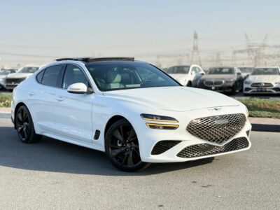 2023 GENESIS G70 2.0L Turbo V4 VVT White Beige Sedan RWD USA Specs