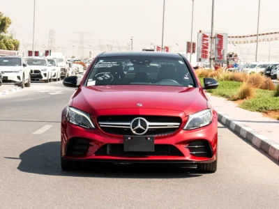 2019 Mercedes-Benz C-Class C43 AMG 6 Cylinders Engine Petrol Red Black Sedan