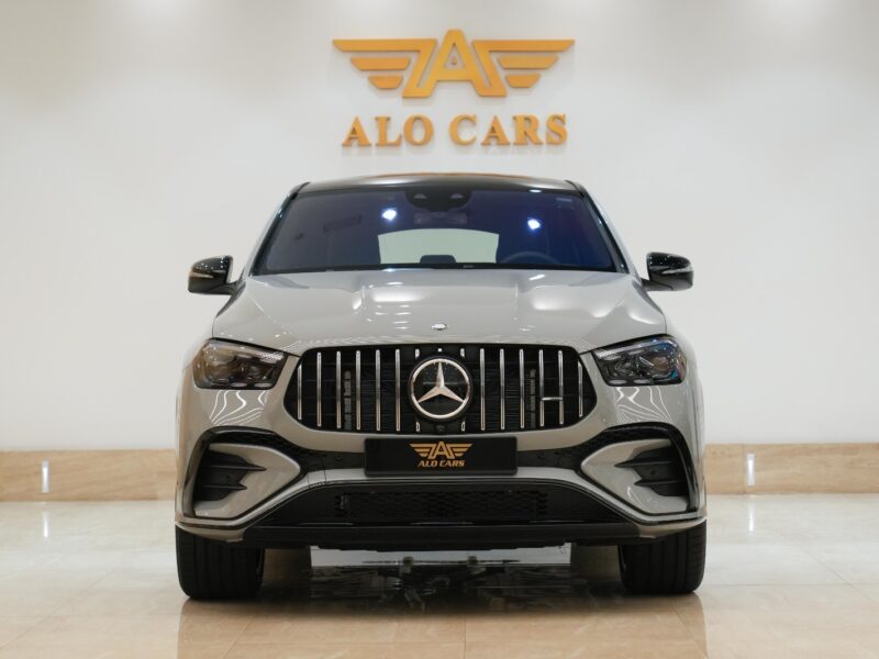 2025 Mercedes Benz GLE 53 Turbo 4MATIC+ inline 6-cylinder Engine Grey Red