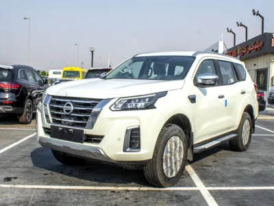 2023 Nissan Xterra Platinum 4 Cylinders Engine Petrol White Beige SUV