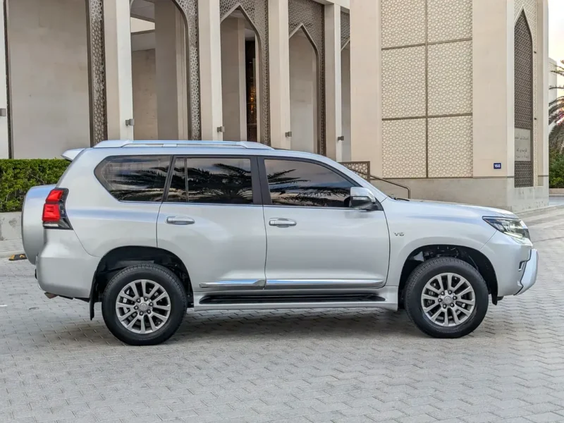 2021 Toyota Prado VXR V6 Engine 4.0 Liter Silver Beige SUV GCC Specs
