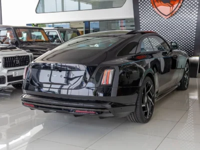 2025 Rolls-Royce Spectre Coupe Black Badge Black Blue 2 Tone Interior Coupe