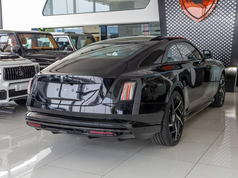 2025 Rolls-Royce Spectre Coupe Black Badge Black Blue 2 Tone Interior Coupe