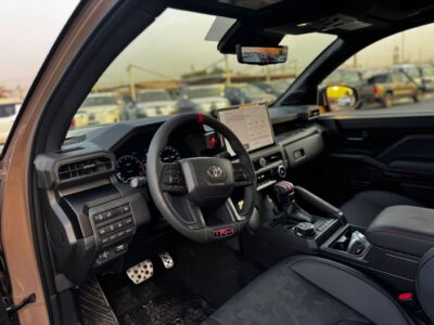 2025 Toyota Tacoma 2.4L TRD PRO TOP OPTION Hybrid Beige Black