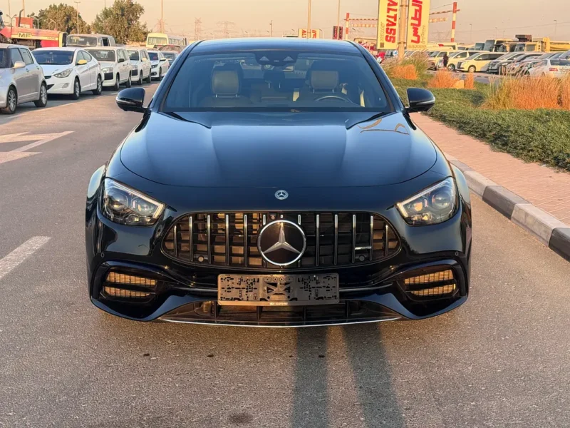 2021 Mercedes-Benz E-Class AMG E 63 S 8 Cylinders Engine Black Sedan