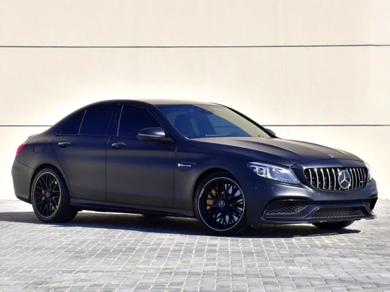 2020 Mercedes-Benz C-Class C63 S AMG 8 Cylinder Engine Black Sedan AT