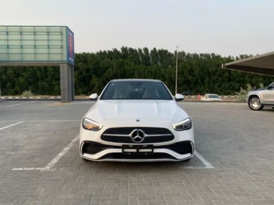 2024 Mercedes-Benz C260 1.5L Turbo 4 Cylinders Engine White Black Sedan