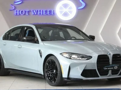 2024 BMW M3 Competition 3.0 litres 6 Cylinders Engine Grey Blue Sedan