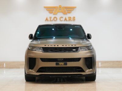 2024 Land Rover Range Rover Sport SV Edition One 4.4L Twin-Turbo V8 Gold White