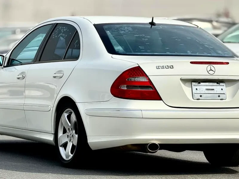 2002 Mercedes-Benz E-Class E 320 6 Cylinders Engine White Black Sedan Clean Title