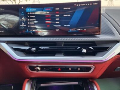 2024 BMW BMW XM Hybrid 4.4L Twin-Turbocharged V8 Engine White Red SUV