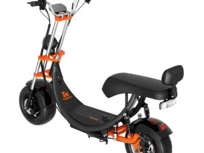 Kugoo C2 Pro Electric Scooter Black with Orange Accent