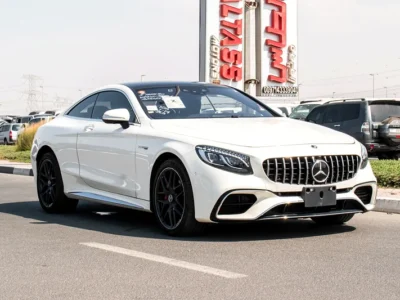 2018 Mercedes-Benz S-Class S 63 Coupe AMG Super Clean Car White Black