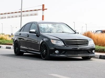 2008 Mercedes-Benz C-Class C250 6 Cylinders Engine Black Sedan Clean Car