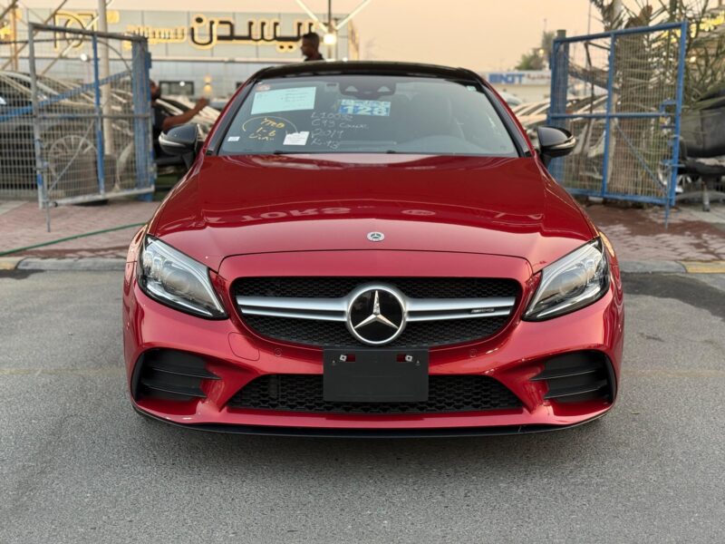 2019 Mercedes-Benz C 43 AMG 3.0L V6 Engine Red Black Coupe