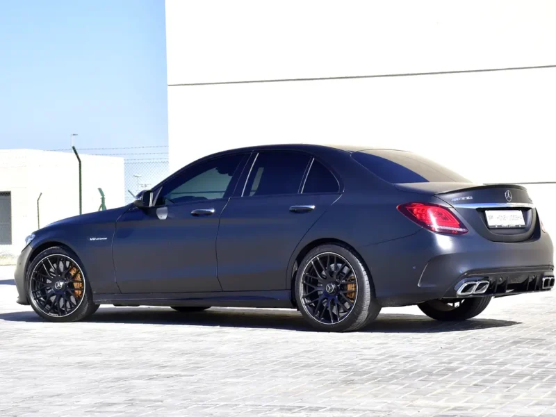 2020 Mercedes-Benz C-Class C63 S AMG 8 Cylinder Engine Black Sedan AT