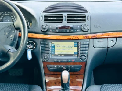 2004 Mercedes-Benz E-Class E 240 6 Cylinders Engine Silver Black Sedan