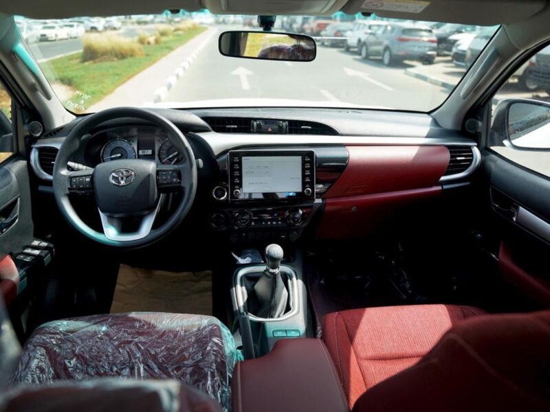 2025 Toyota Hilux GLX 2.7L Double Cab Utility 4WD MT White Red Pick Up