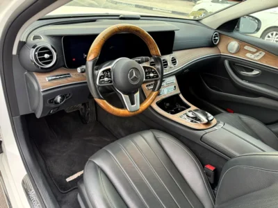 2019 Mercedes-Benz E-Class E450 6 Cylinders Engine Petrol White Black Sedan