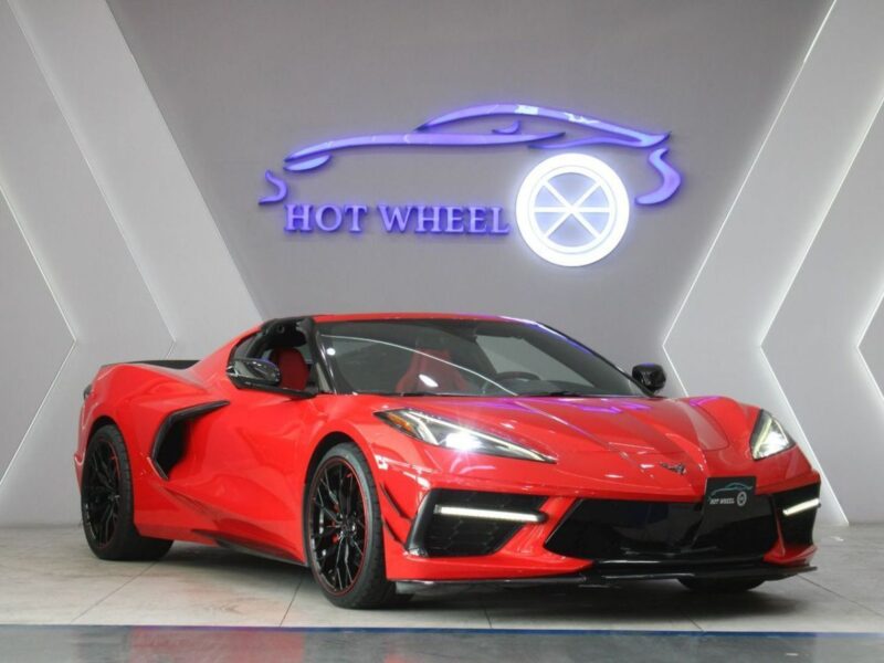 2021 Chevrolet Corvette STINGRAY 6.2 Liter V8 Engine Red Convertible RWD