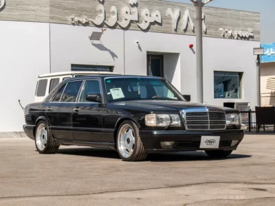 1989 Mercedes-Benz SEL-Class 560 SEL 8 Cylinders Engine Black Sedan