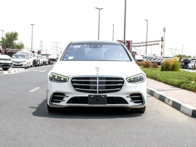 2022 Mercedes-Benz S-Class S 500l 6 Cylinder Engine Petrol White Black Sedan