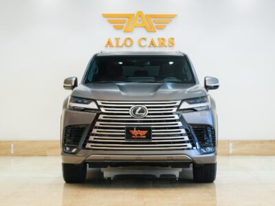 2023 Lexus Lx 600 Signature 3.5L twin-turbo V6 Engine Grey Red SUV