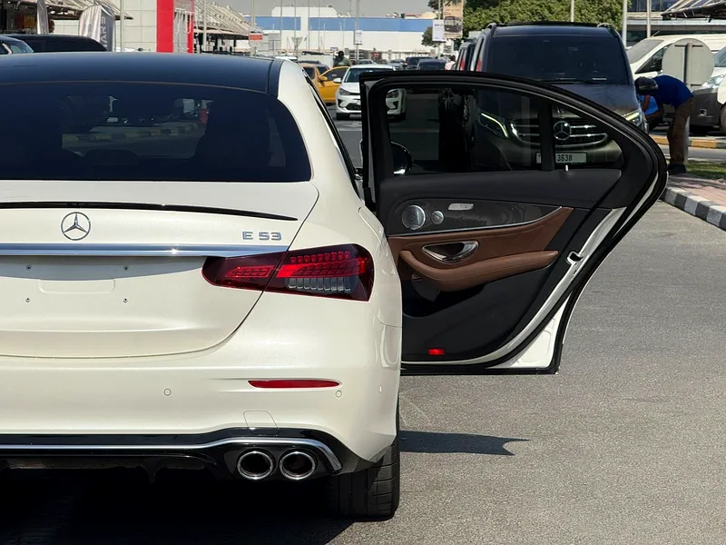 2020 Mercedes-Benz E-Class E 53 AMG V6 BITURBO Night Edition 1 White Brown Sedan