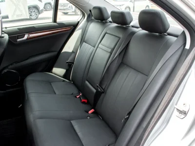 2008 Mercedes-Benz C-Class C250 6 Cylinders Engine Silver Black Sedan Clean Car