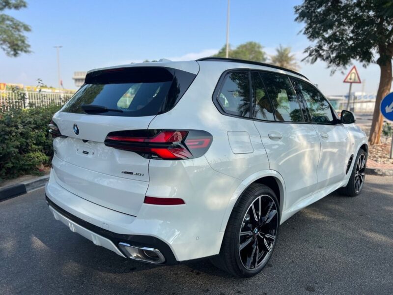 2025 BMW X5 40i M Sport 3.0L 6 Cylinders Engine White Tan SUV GCC Specs
