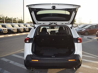 2019 Toyota Rav 4 2.5L 4 Cylinder Engine White Black SUV AT