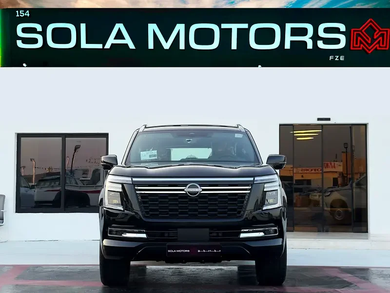 2025 NISSAN PATROL PLATINUM 3.5 TWIN TURBO V6 Engine Black Beige SUV