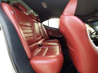 2017 Lexus IS-Series 350 6 Cylinders engine White Maroon Sedan American Specs