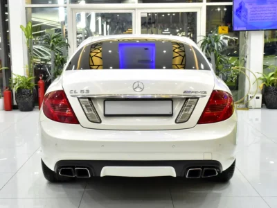 2011 Mercedes-Benz CL-Class CL 63 AMG 8 Cylinders Engine White Beige Coupe