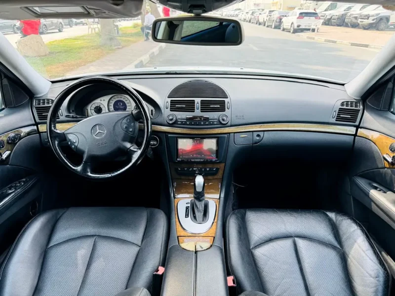 2002 Mercedes-Benz E-Class E 320 6 Cylinders Engine White Black Sedan Clean Title