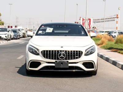2018 Mercedes-Benz S-Class S 63 Coupe AMG Super Clean Car White Black