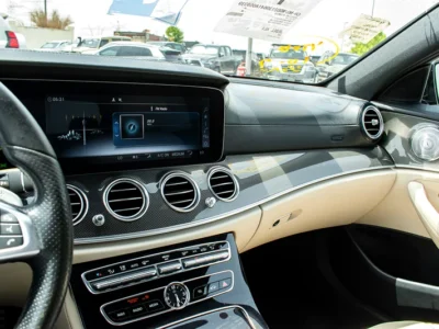 2018 Mercedes-Benz E-Class E 43 6 Cylinder Engine White Beige Sedan