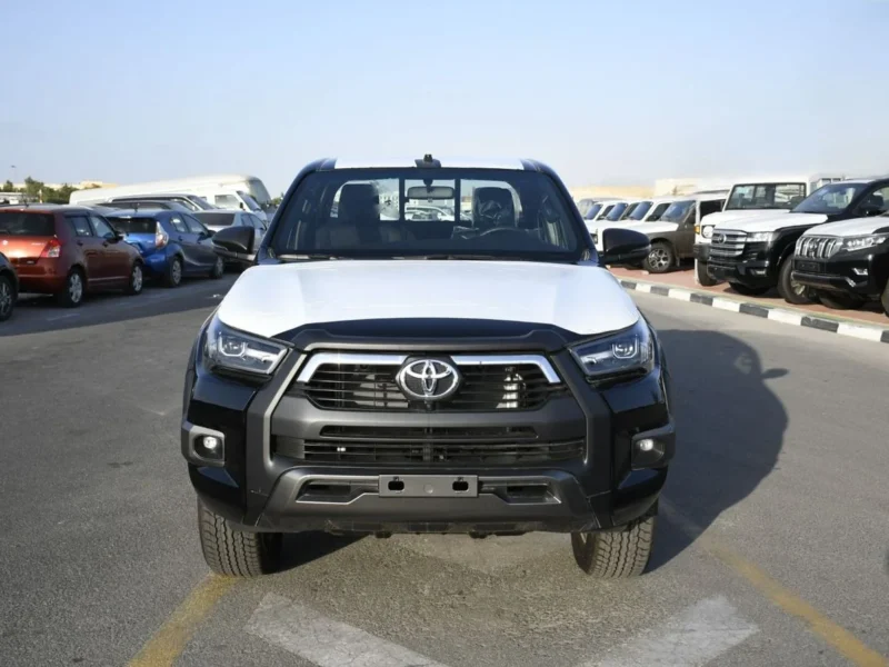 2025 Toyota Hilux Adventure 4.0L V6 with BSM Black Pick Up Truck GCC Specs