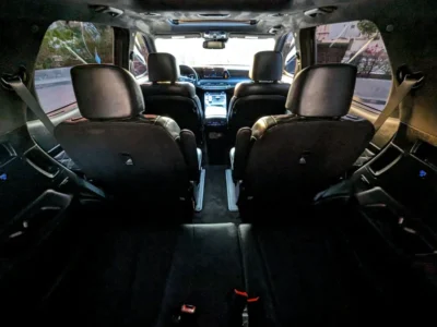 2022 Hyundai Palisade Calligraphy 6 Cylinders Engine Burgundy Black SUV