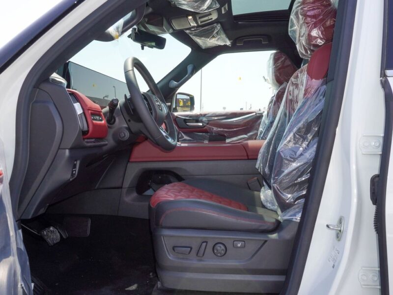 2025 Nissan Patrol Platinum 6 Cylinder Engine Automatic White Red SUV