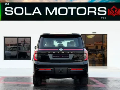 2025 NISSAN PATROL PLATINUM 3.5 TWIN TURBO V6 Engine Black Beige SUV
