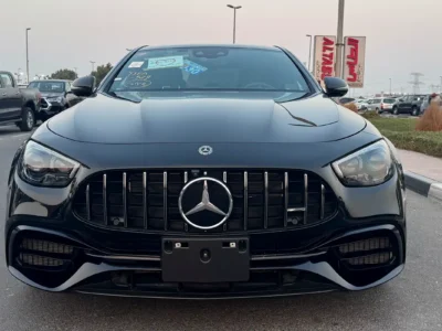 2021 Mercedes-Benz E-Class AMG E 63 S 8 Cylinder Engine Black Sedan