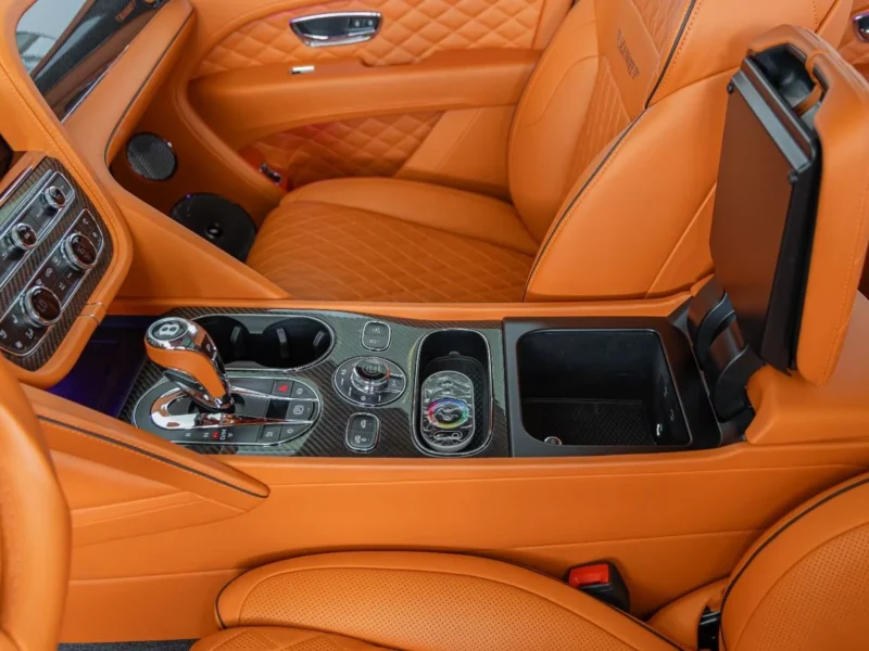 2025 Bentley Bentayga ORIGINAL MANSORY Evo Bespoke Carbon Exterior Grey Orange
