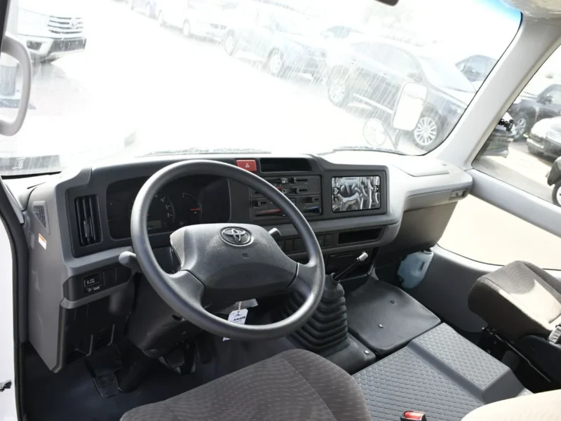 2025 Toyota Coaster 2.7L 4 Cylinders Engine White Grey Bus GCC Specs
