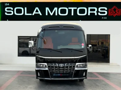 2025 Toyota Coaster Other 6 Cylinders Engine Black Orange Van MT GCC Specs