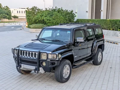 2008 Hummer H3 Other 5 Cylinder Engine Petrol Black SUV GCC Specs