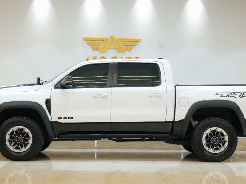 2022 Dodge RAM TRX 6.2 liters V8 Engine 4WD White Black GCC Specs
