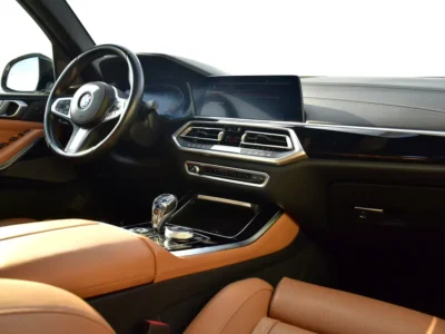 2019 BMW X5 Xdrive 40i 6 Cylinder Engine White Tan SUV GCC Specs