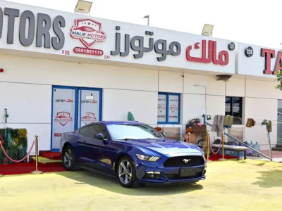 2016 Ford Mustang Fastback 6 Cylinders Engine Blue Black Sedan GCC Specs